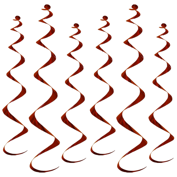 Beistle Company Mens Metallic Whirls