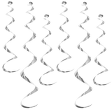 Beistle Company Mens Metallic Whirls