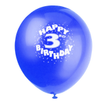 Happy 3rd Birthday Printed Balloons