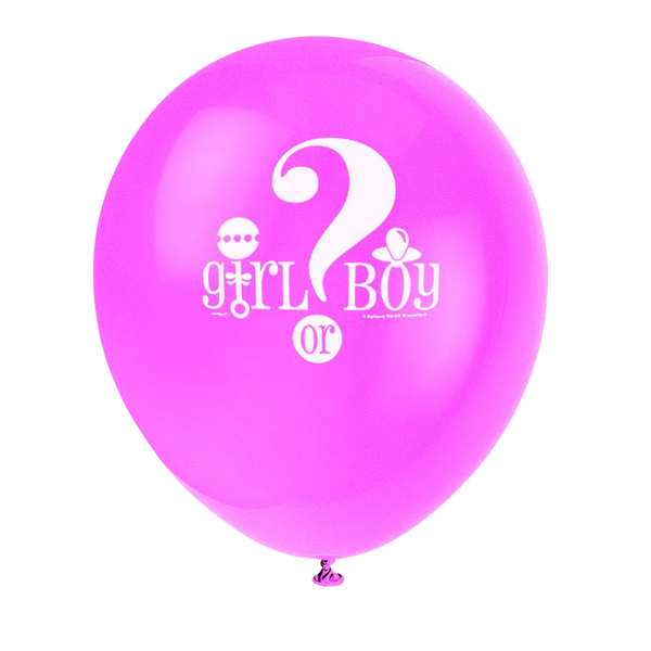 Latex Gender Reveal Balloons