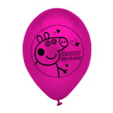 Peppa Pig HAPPY BIRTHDAY Party Printed Latex Balloons