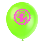 Latex Pink Safari First Birthday Balloons