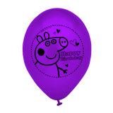 Peppa Pig HAPPY BIRTHDAY Party Printed Latex Balloons